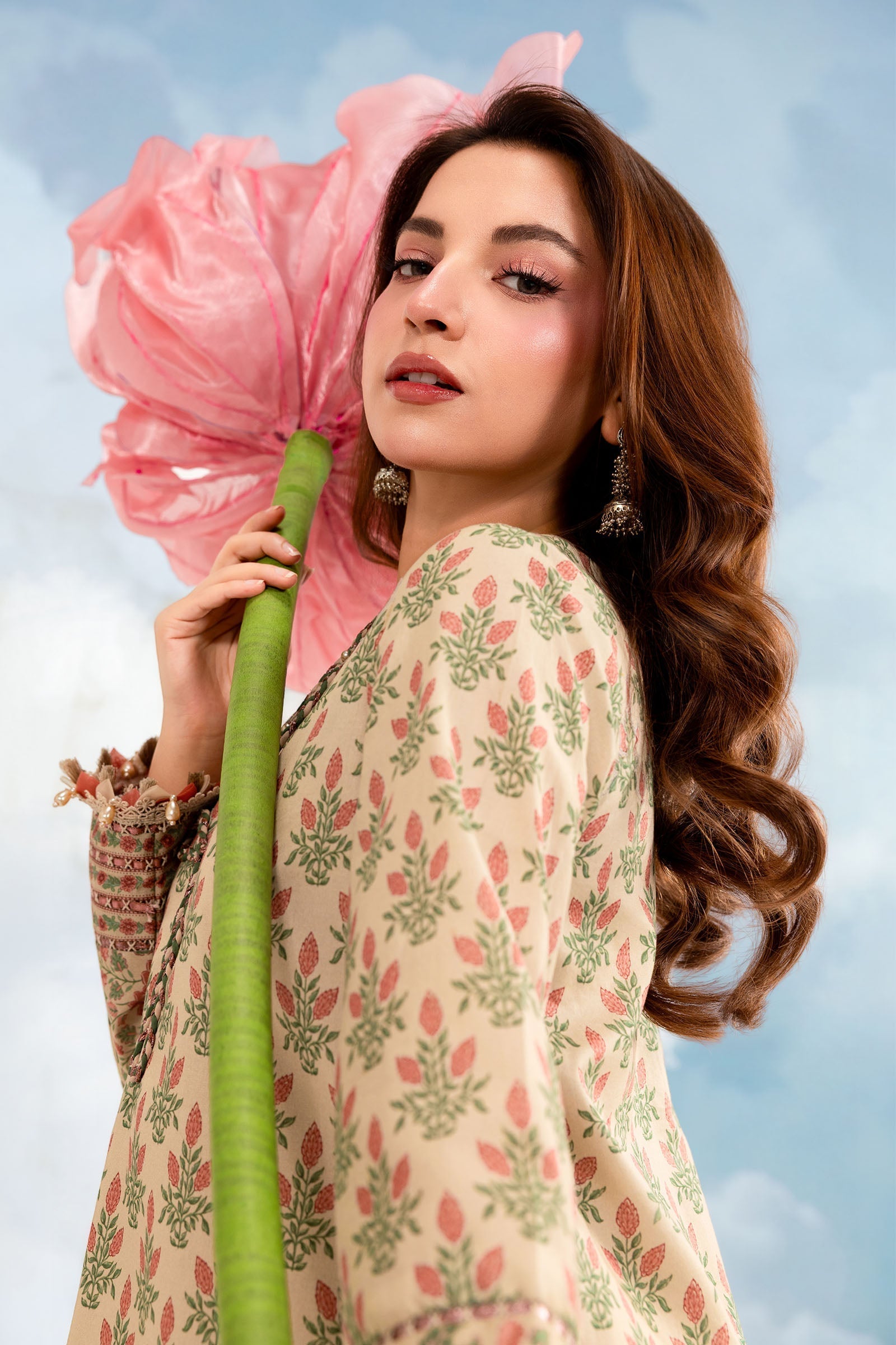 MARIA.B | M.BASICS Dreamscape Lawn Unstitched - 12A - Aarzu