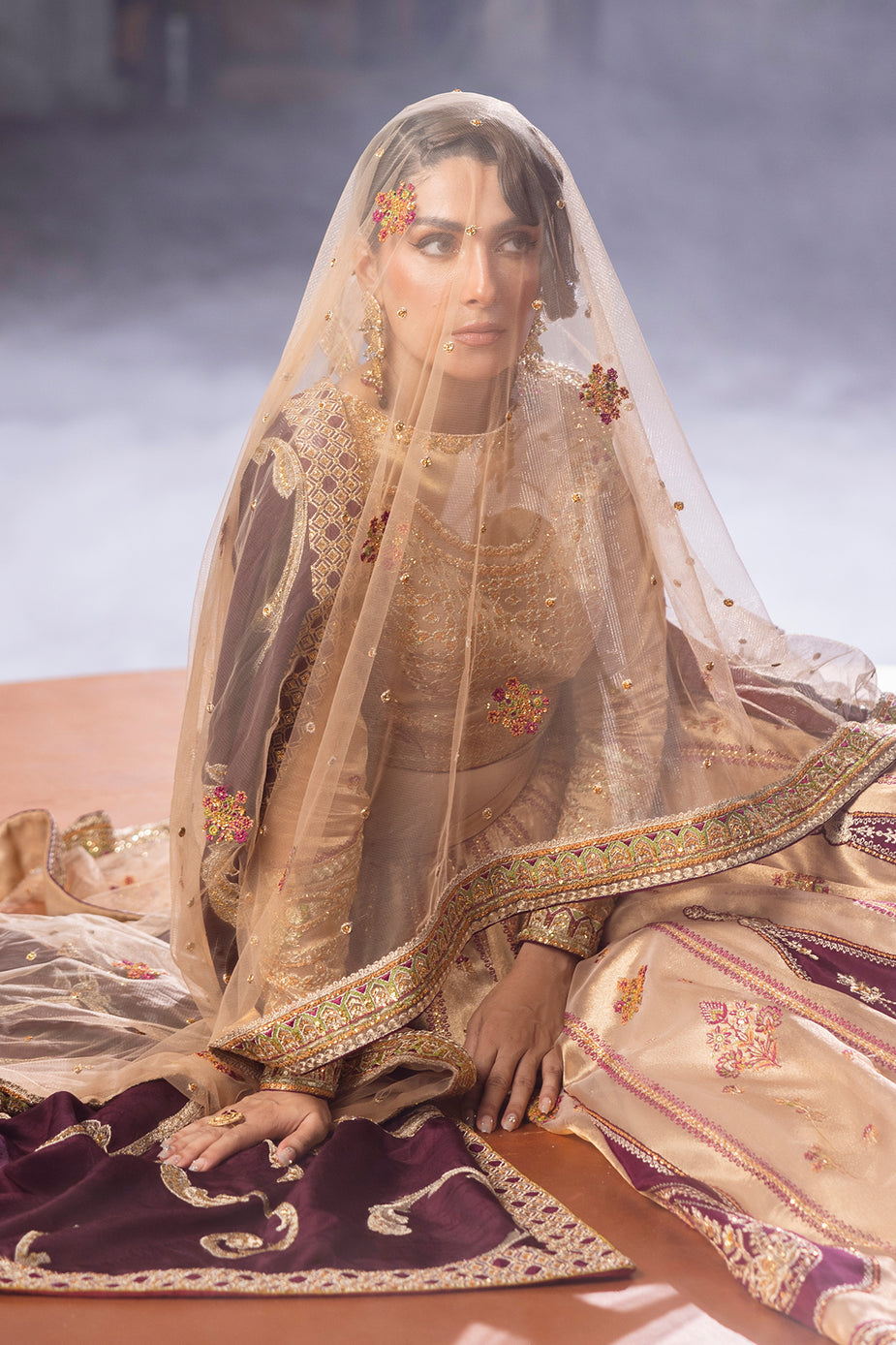 ERUM KHAN | JAHAN IV | Wedding Unstitched 2025 | Plum Spark