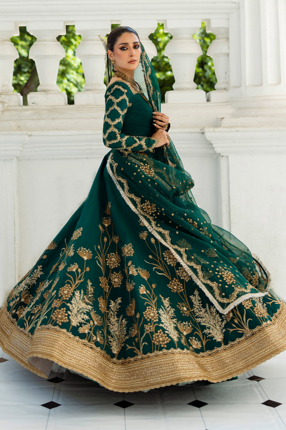 ERUM KHAN | JAHAN IV | Wedding Unstitched 2025 | Evergreen