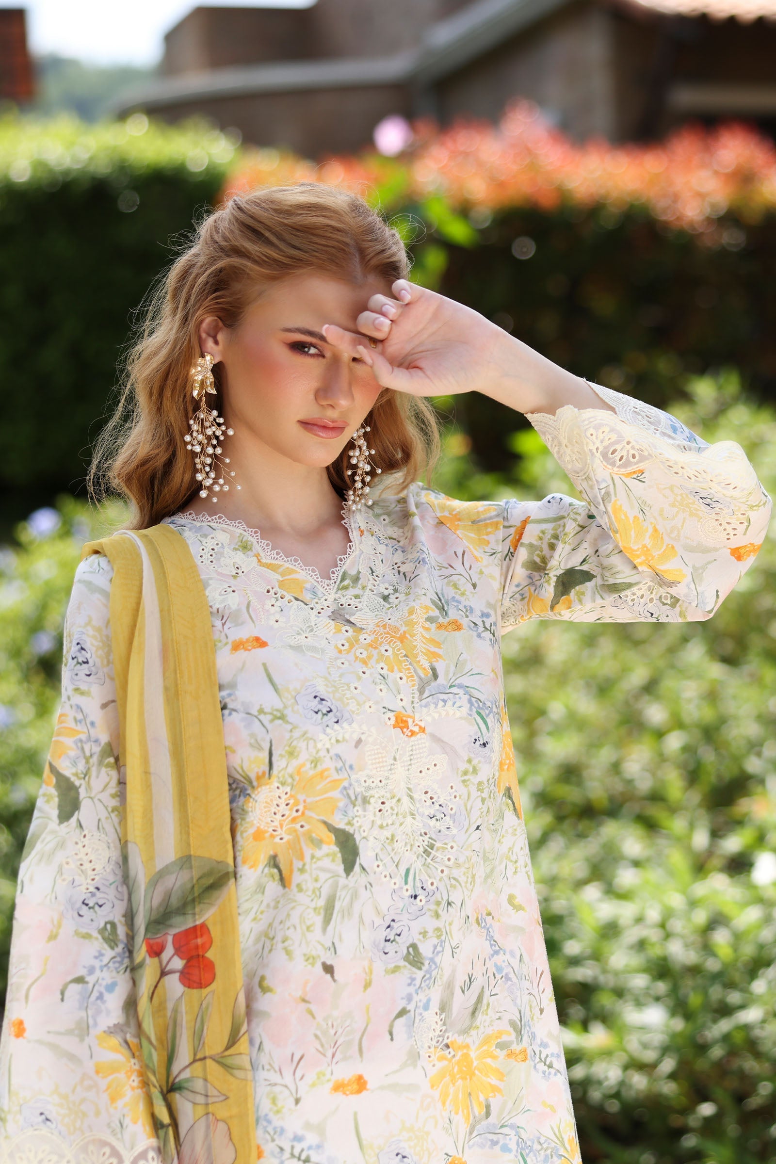 RANG RASIYA | Raaya Printkaari Lawn 2026 - Ivoria - Aarzu
