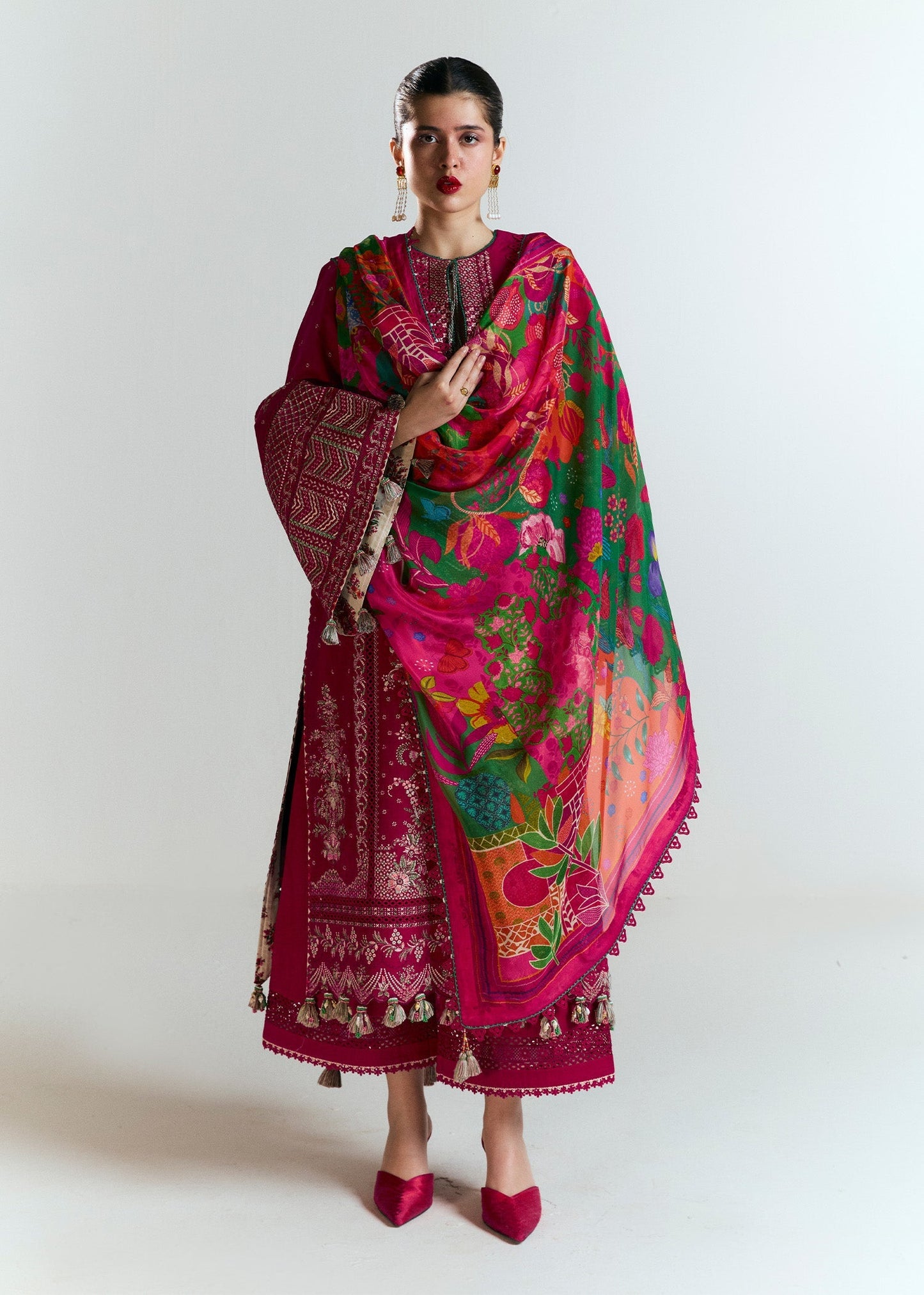 HUSSAIN REHAR | Nirmal SS'25 Luxury Lawn - Saha