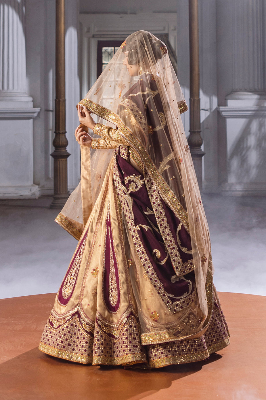 ERUM KHAN | JAHAN IV | Wedding Unstitched 2025 | Plum Spark