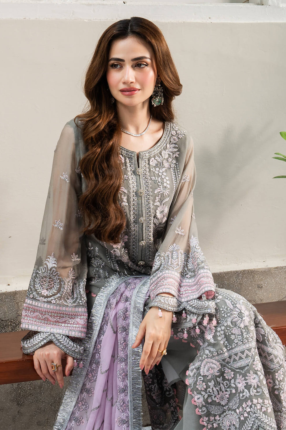 IMROZIA | Noor Jahan Chiffon '24 | Noor I-200 Unstitched