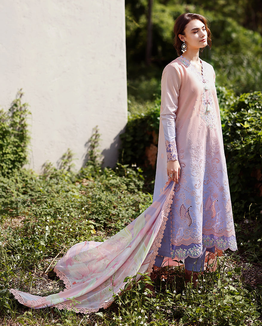 MUSHQ | Solace Ombre Lawn 2026 Unstitched - Aarzu