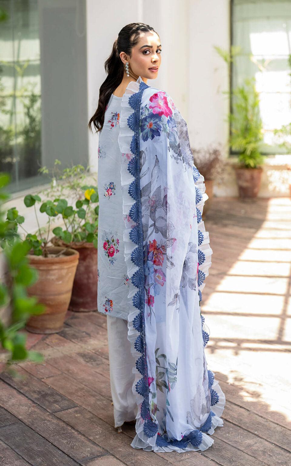 Asifa & Nabeel | Meraki Summer Lawn | Pankh MK-04