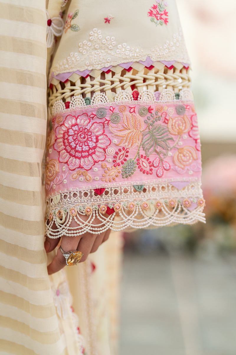 QALAMKAR | Luxury Lawn 2025 | Scarlet FK-14 Unstitched