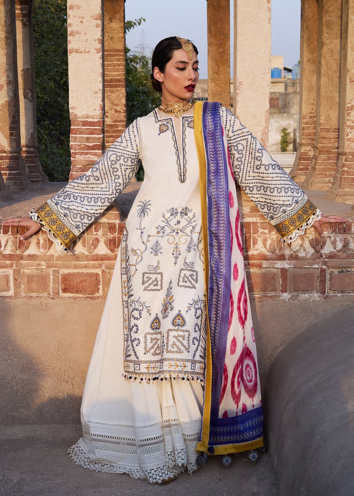 HUSSAIN REHAR | Nirmal SS'25 Luxury Lawn - Motia