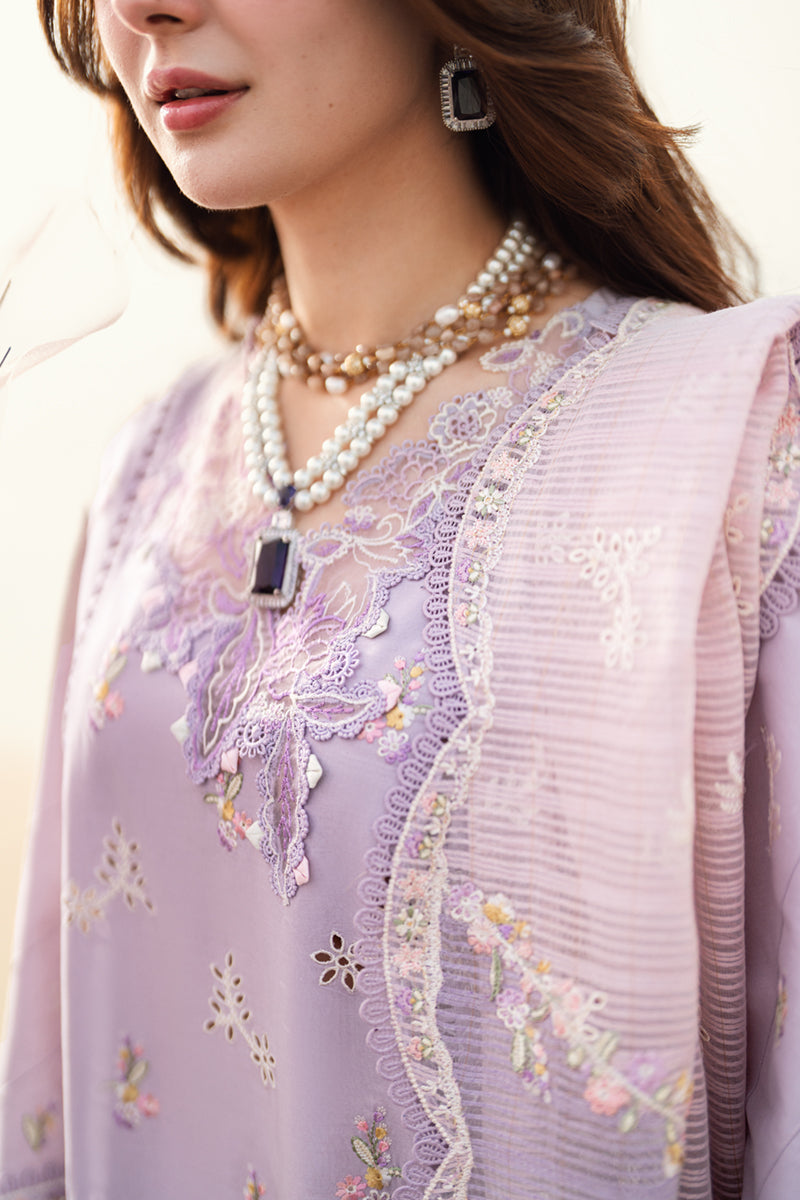 QALAMKAR | Luxury Lawn 2025 | Evelyn FK-09 Unstitched