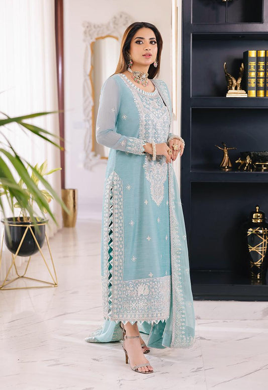 ASIM JOFA | Mahru | AJSM-29 Embroidered Paper Cotton Unstitched