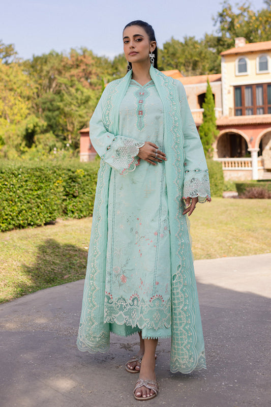 QALAMKAR : QLine Lawn 2025 - Helen-QM-13 Unstitched