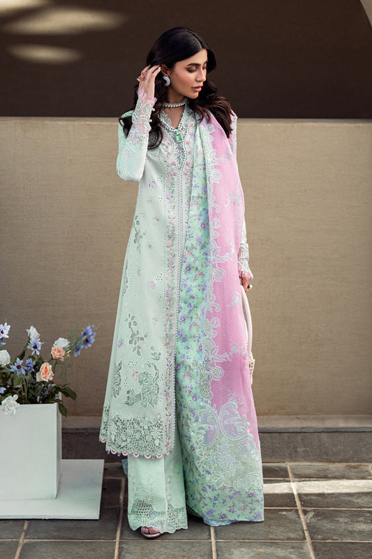 QALAMKAR | Sahil Luxury Lawn 2025 | Chloe FK-04 Unstitched