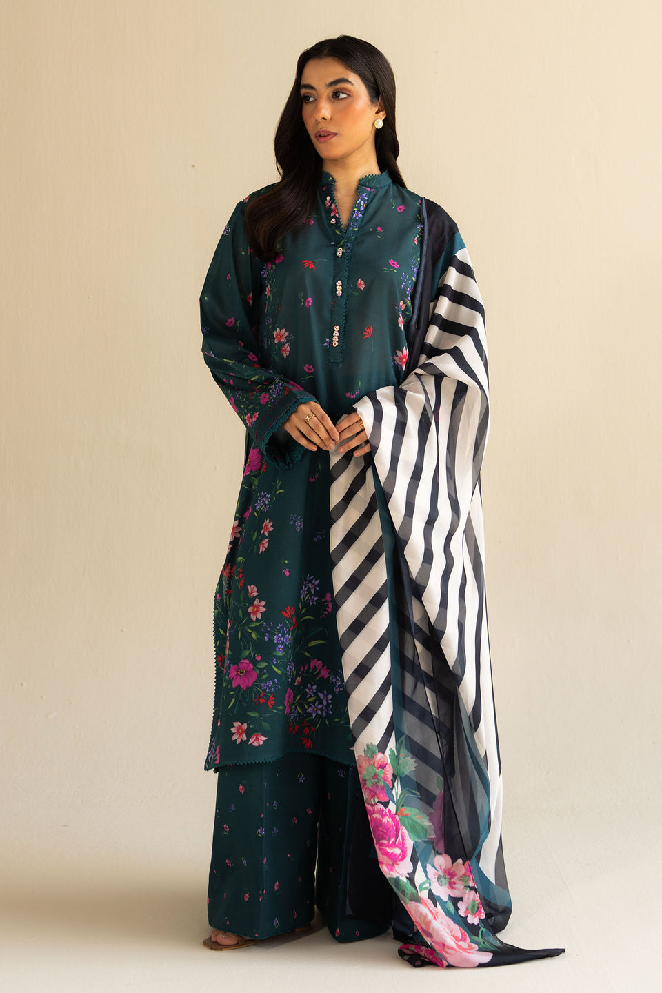 ZARA SHAHJAHAN | COCO Prints 2025 | Reena-4A Unstitched