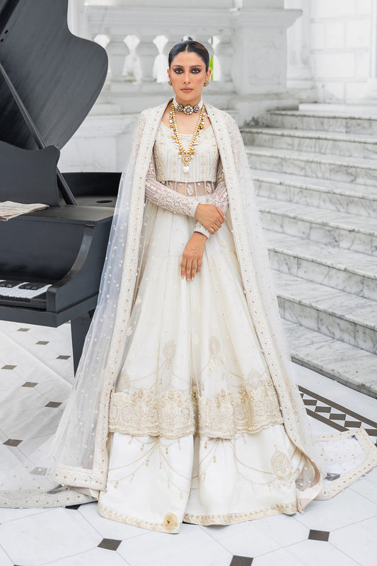 ERUM KHAN | JAHAN IV | Wedding Unstitched 2025 | Snow Pearl