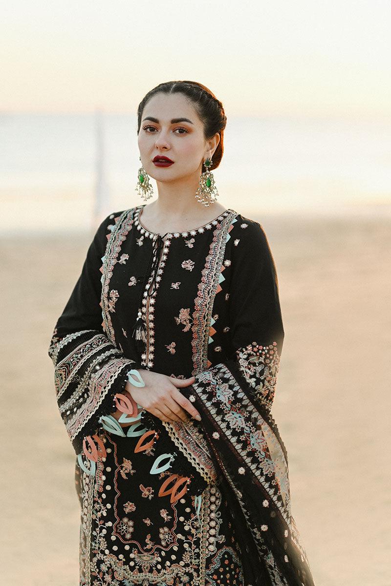 HUMA | SAHIL : Luxury lawn | QALAMKAR Aarzu