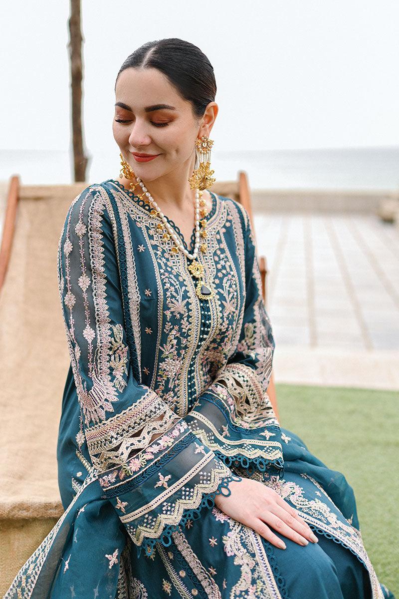 ZAHRA | SAHIL : Luxury lawn | QALAMKAR Aarzu