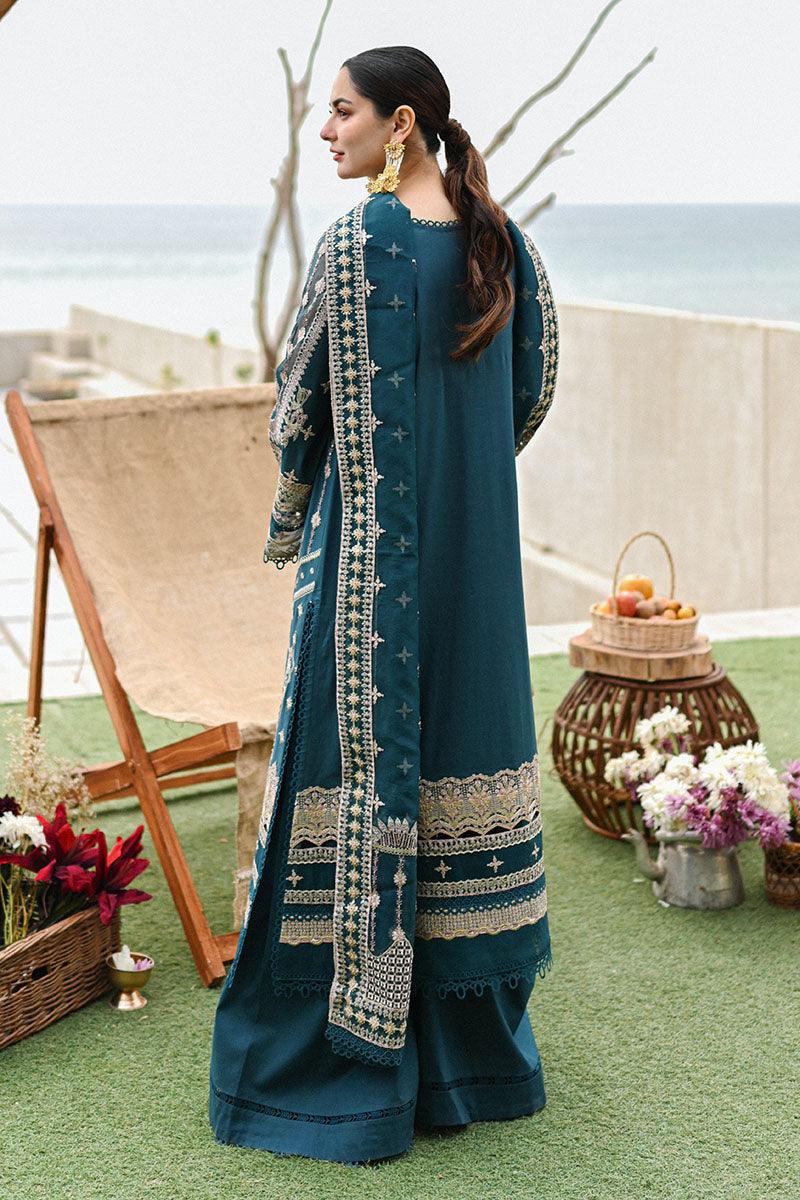 ZAHRA | SAHIL : Luxury lawn | QALAMKAR Aarzu