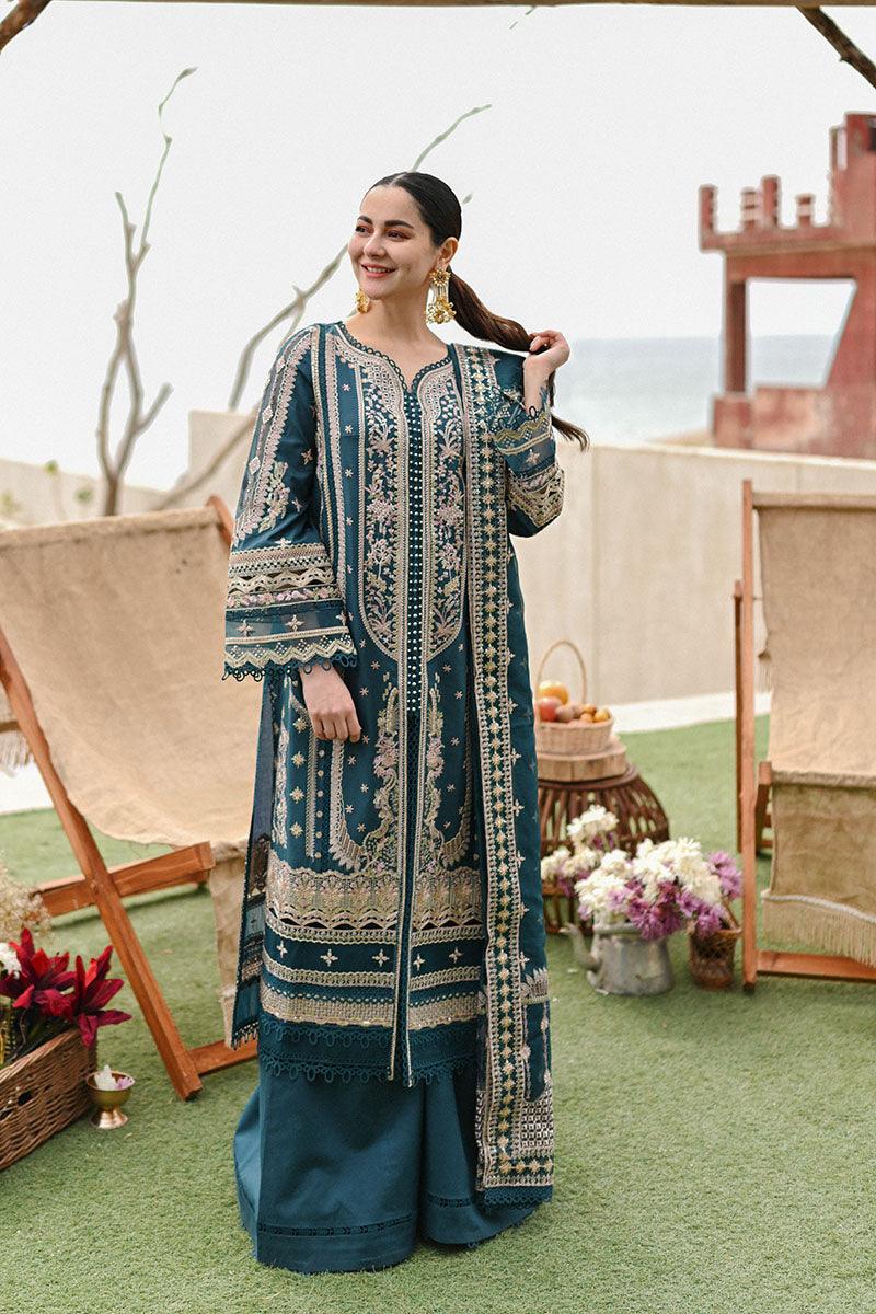 ZAHRA | SAHIL : Luxury lawn | QALAMKAR Aarzu